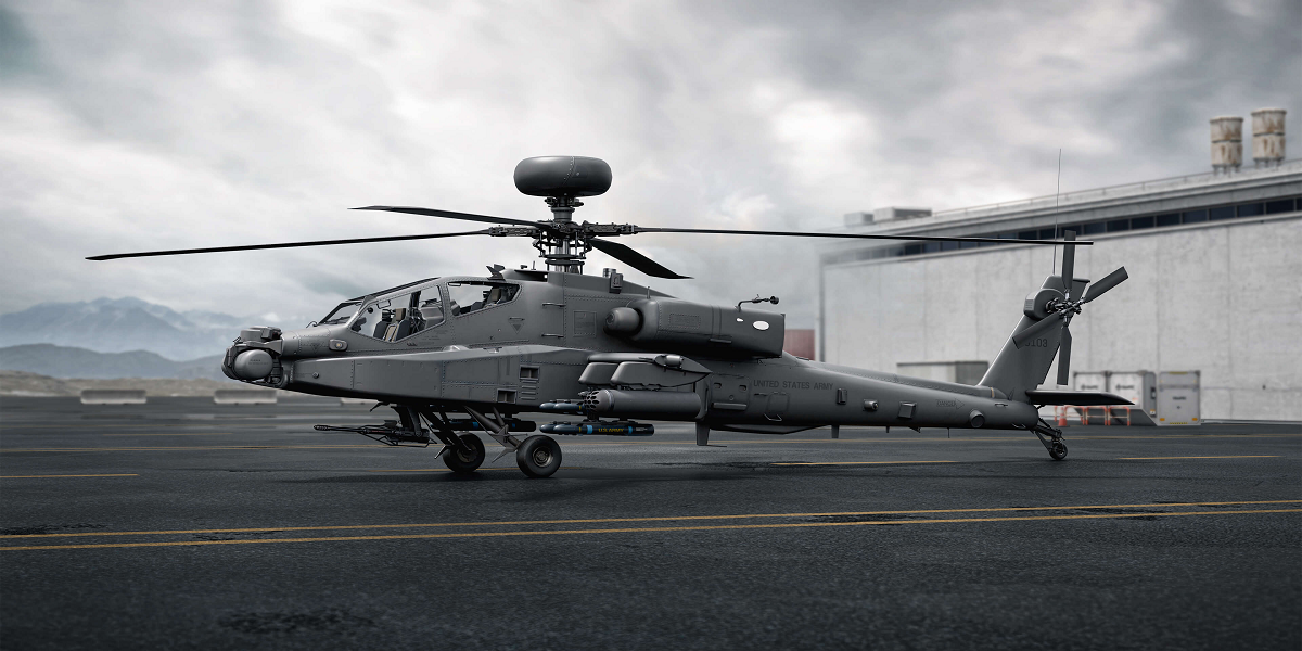 ah-10350突击直升机<