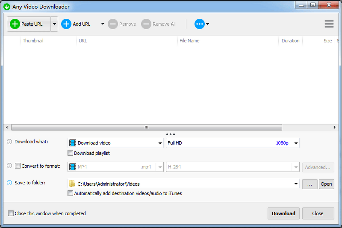any video downloader