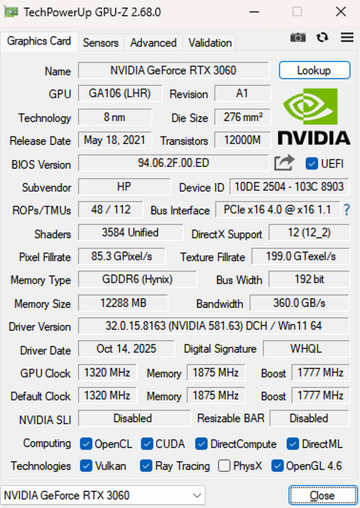 gpu-z电脑版